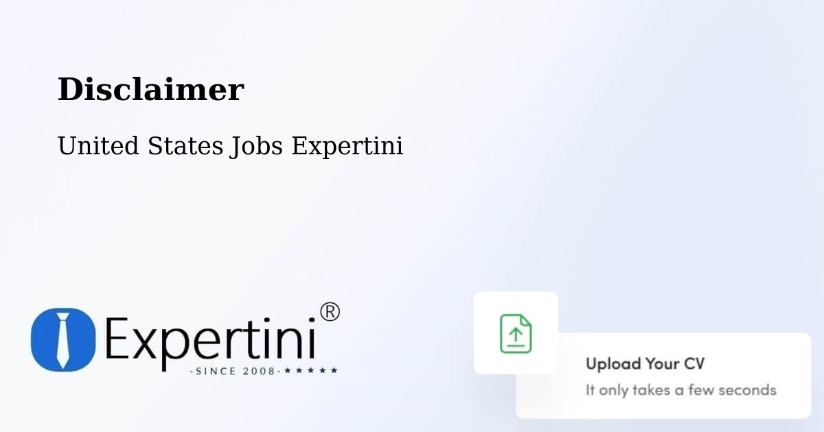 Disclaimer – Fort Atkinson - United States Jobs Expertini